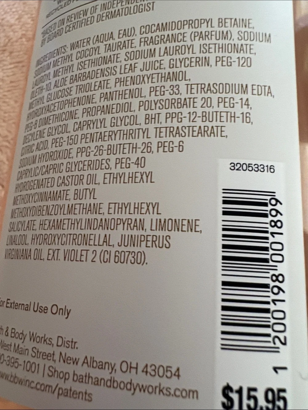 Bath & Body Works champagne apple